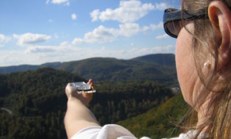 Peilung mit dem Kompass